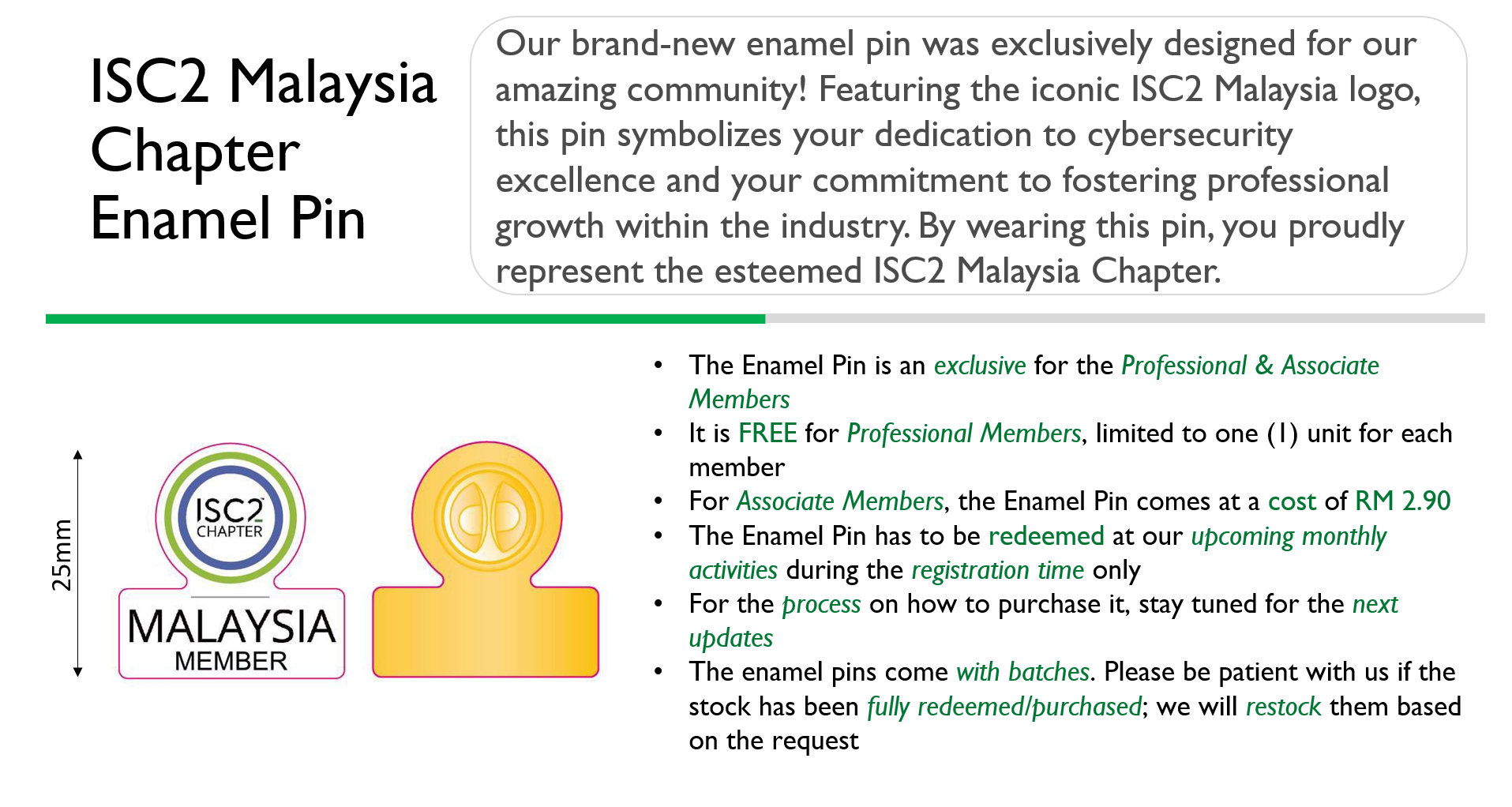 Merchandise Enamel Pin